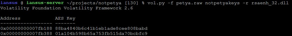 iansus's tweet image. Just published a @volatility plugin to extract #NotPetya keys from memory of a live host: github.com/Iansus/Volatil…
Thx @gentilkiwi @th3m4ks