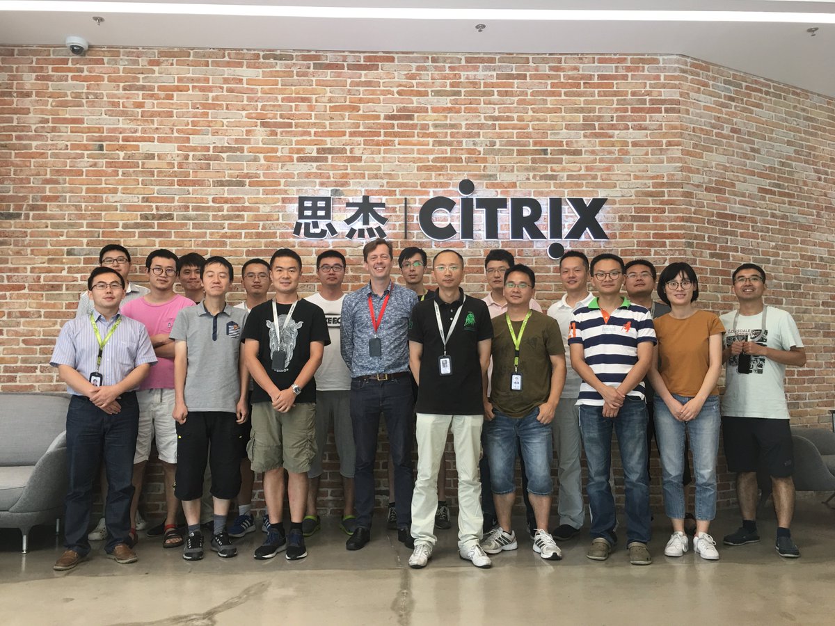 chris_sheph's tweet photo. And how could I possibly forget the Nanjing @CitrixXenServer team? An honour and a joy to spend time with them on their home turf. https://t.co/5d6y8aVgT8