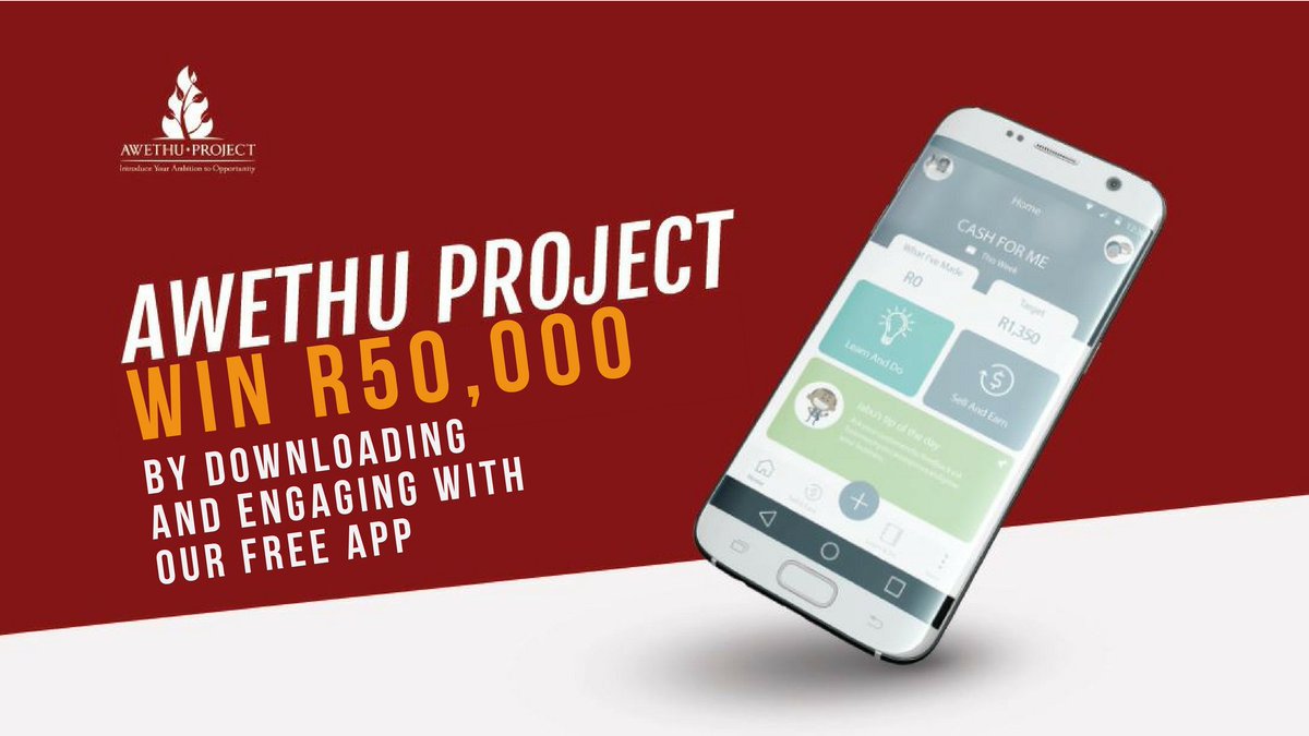 AwethuProject's tweet photo. Don’t miss out on an opportunity to win up to R50k cash for your business! Get started today: https://t.co/OGLWXafqoR https://t.co/1olYCXfYqn