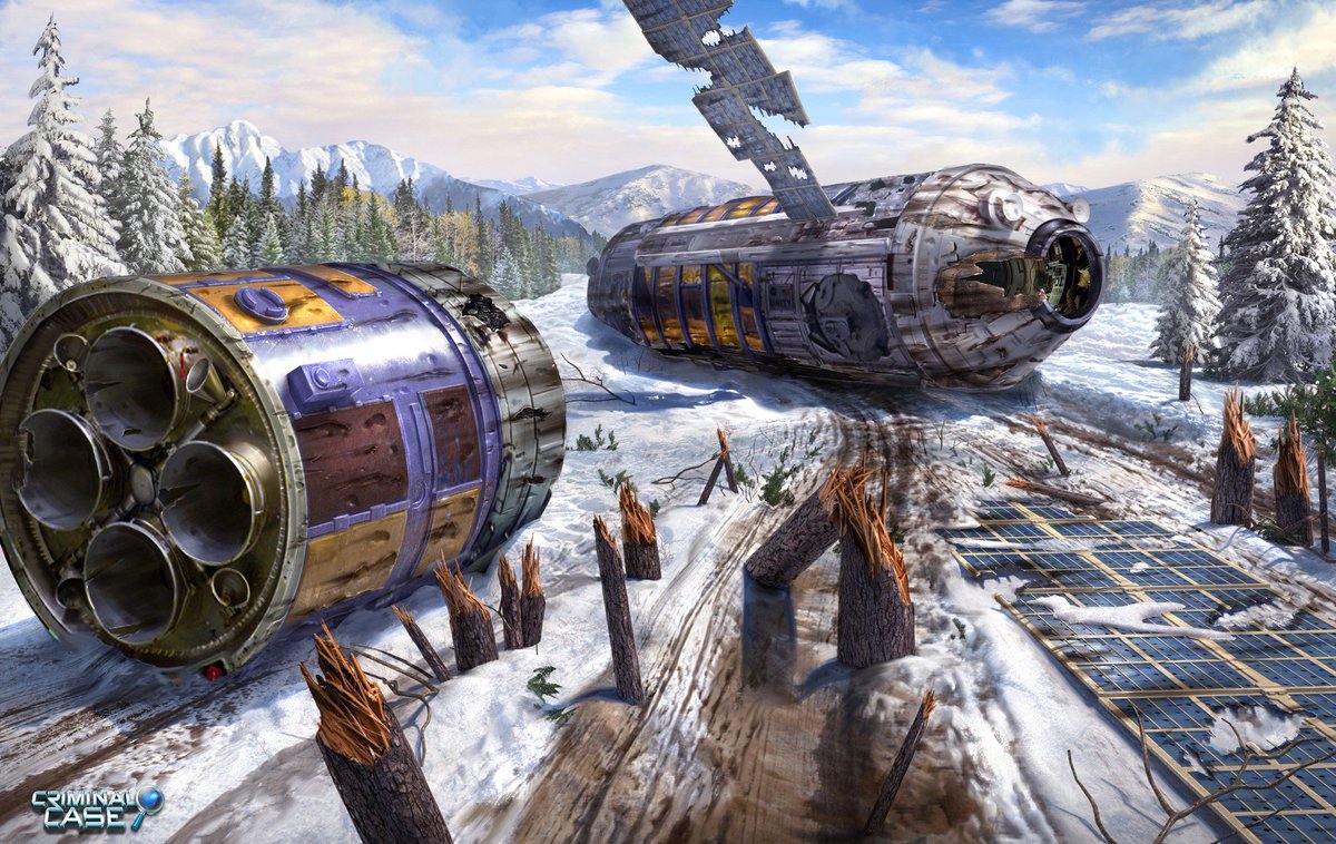 JrmChenu's tweet photo. #Crashed #Satellite|#Art by #SteveMarcus #DigitalArt #Concept #2D #SciFi #Cyberpunk #MattePainting #Environments #Sketch #Snow #Tech #Forest https://t.co/WNrHQGshpW