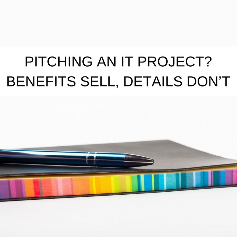 stoneseed's tweet image. Pitching an IT project? Benefits sell, details don’t buff.ly/2rznJN5 #projectmanagerblog #projectmanagement #blog #projectmgmt