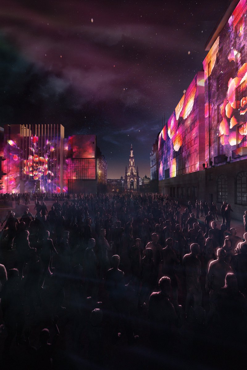 A peek at what's to come at <a href="/StandardLifeplc/">SL</a> Opening Event #EdinBloom. Free from 10.30pm on 4 &amp; 5 Aug! More info: eif.buzz/2tbONTL ^N