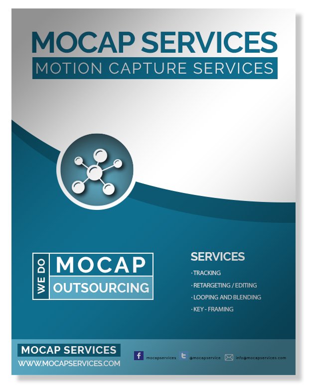 mocapservice's tweet photo. @mocapservice provides High Quality motion capture services,
contact: info@mocapservices.com
Website: https://t.co/SVYqBhGtjI https://t.co/QWMoHT5qDN