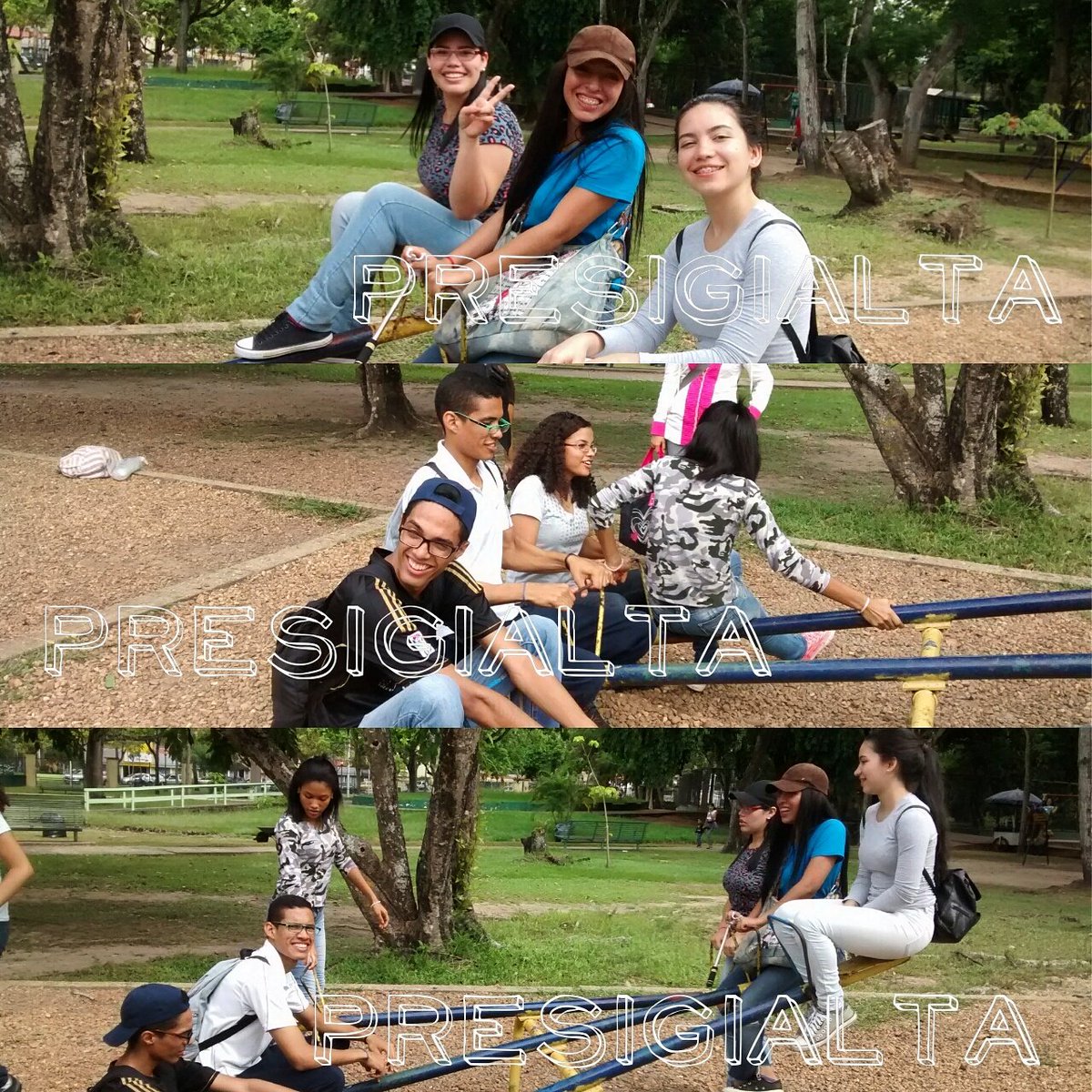 presigialta's tweet photo. ENJOY .
.
.
DISFRUTA .
.
.
#presigialta #enjoy #jovenes #youngfree #park #green #girls #boys #plays #maturin #grupojuvenil https://t.co/MX6h2bBecg