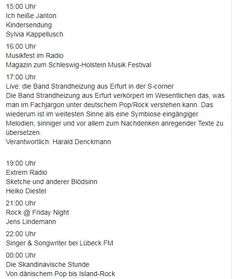 Ab 17:00 Uhr Livesendung aus der <a href="/Spk_zu_Luebeck/">Sparkasse zu Lübeck</a>. Strandheizung im Konzert! 
#LübeckFM