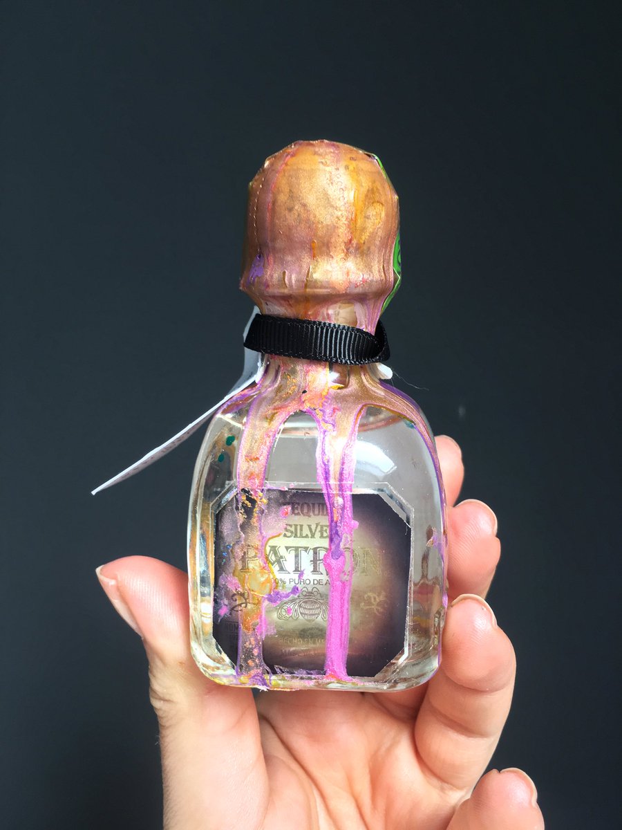 dariadoes's tweet photo. My little bottle of joy- thanks @Patron for a great night at #artofpatron #patron #tequila https://t.co/JNLeHyDGrh