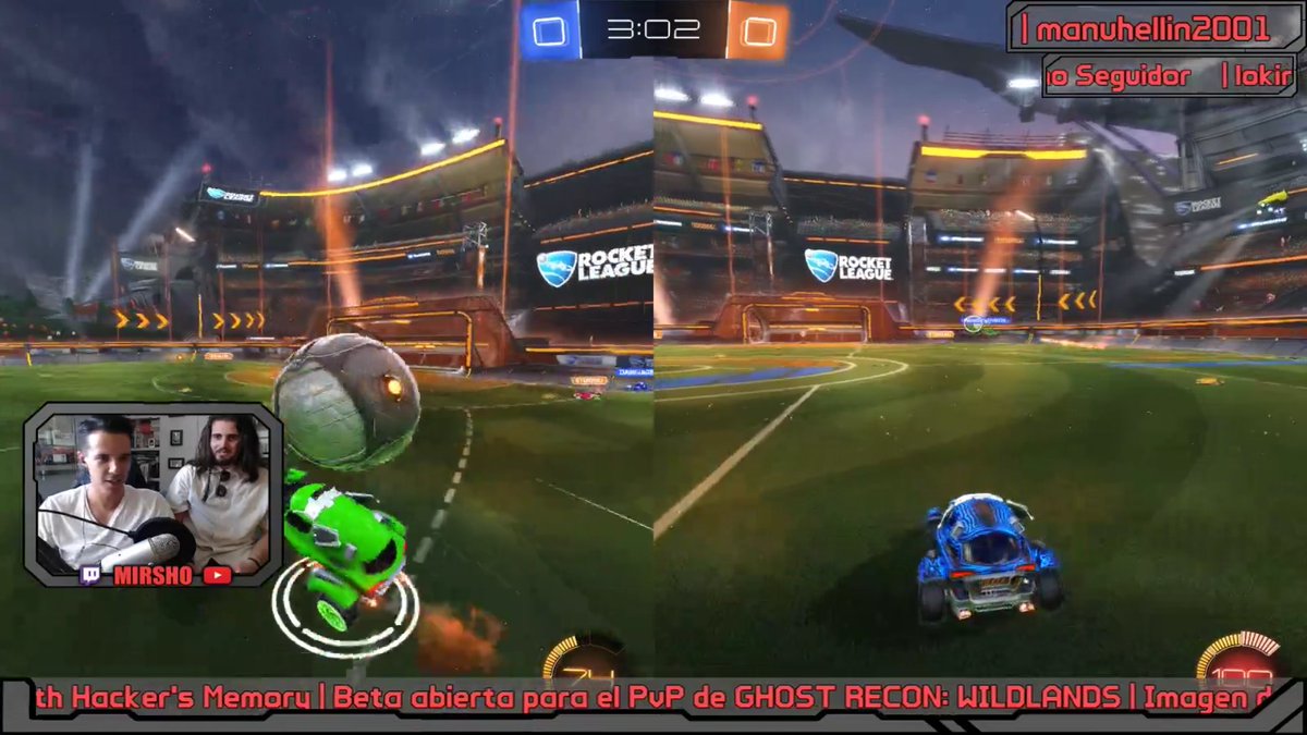 Mirshoww's tweet photo. ¡Genial la tarde de ayer con @Tenerife__Boy en #RocketLeague y #LIADST! #PantallaPartida #GizmoRules #Local #Socorro https://t.co/X2IENzEIKG https://t.co/oy13nJk3An