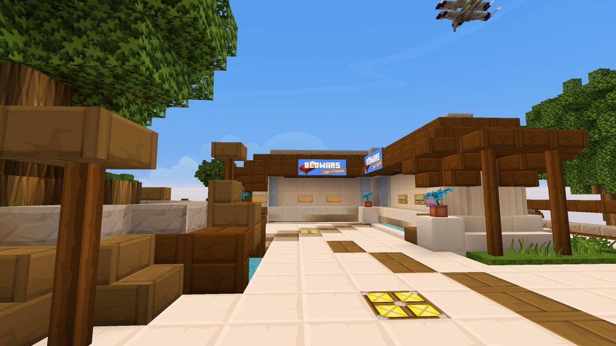 bedwarsnetwork's tweet photo. Man muss ja nicht alles ändern - daher wird es auf dem neuen Hub auch bereits bekannte Bauwerke geben.
#HubPreview #Minecraft #Bedwars #Hype https://t.co/4XIBWec0Gj