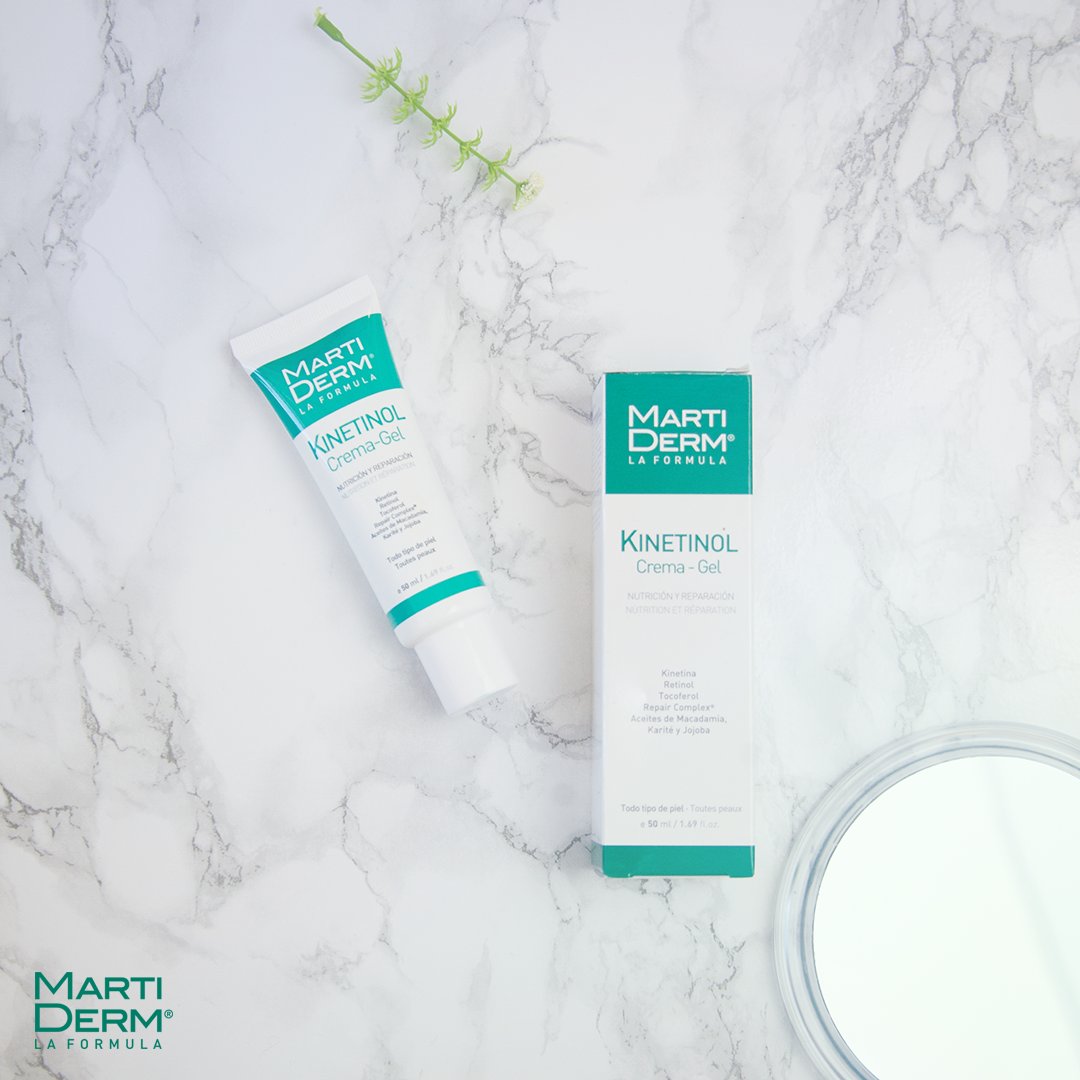 MartiDerm's tweet photo. ¿Conoces Kinetinol? Es una crema-gel ligera que nutre, hidrata y repara la #piel. Añádela a tu rutina diaria https://t.co/UwU6dJZtcX https://t.co/EHMx4KFPuy