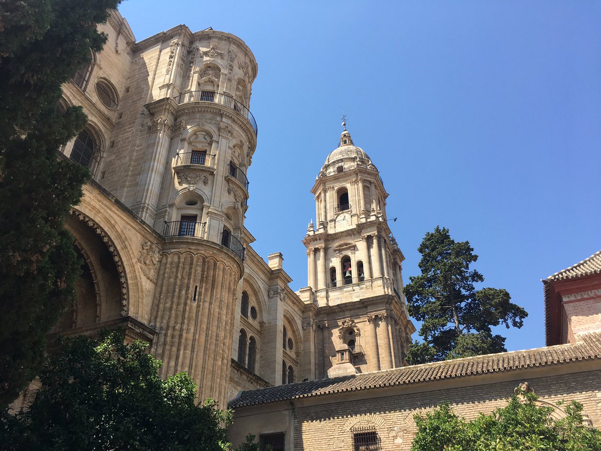 Vista desde el Patio de los Naranjos
#Málaga