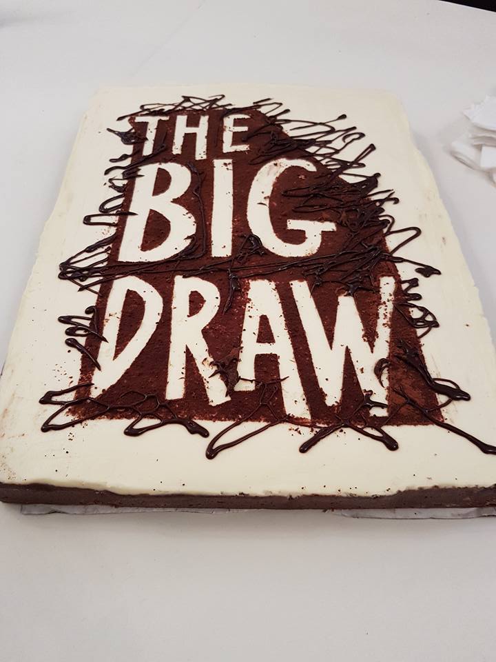 NatMiningMuseum's tweet photo. We're very excited to announce that we won the Big Draw award for Museums & Galleries! Thanks @The_Big_Draw #craftingthemine #cake https://t.co/IPDsWFyc9f