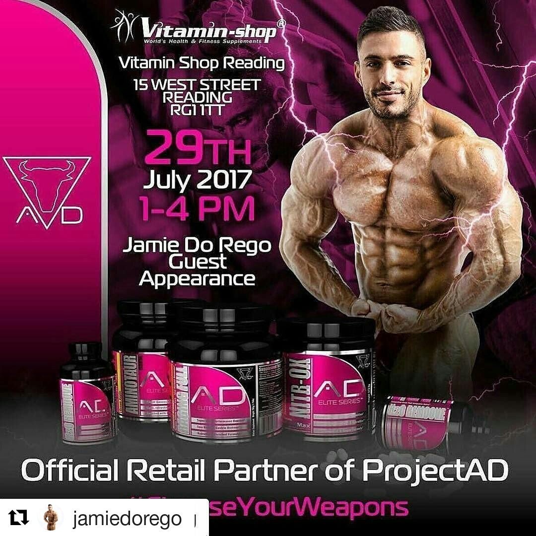 24 hours from now  <a href="/jamiedorego/">Jamie Do Rego</a> will be at @vitaminshoprg  be sure to call in say hello,  ask Jamie questions  #ProjectAD