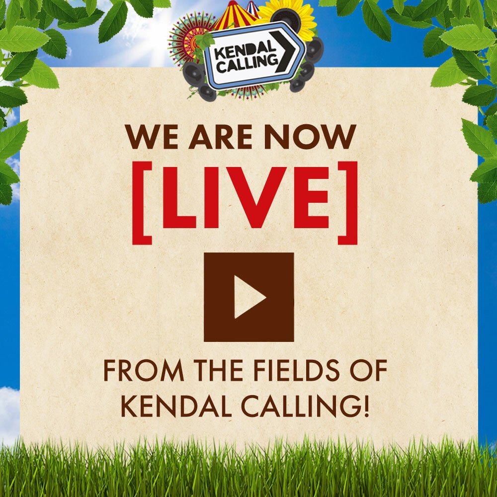 RedFacesMusic's tweet photo. We’re live @KendalCalling now! Watch here....https://t.co/W7DPmcJClC xxx https://t.co/UuK5R6GBA4