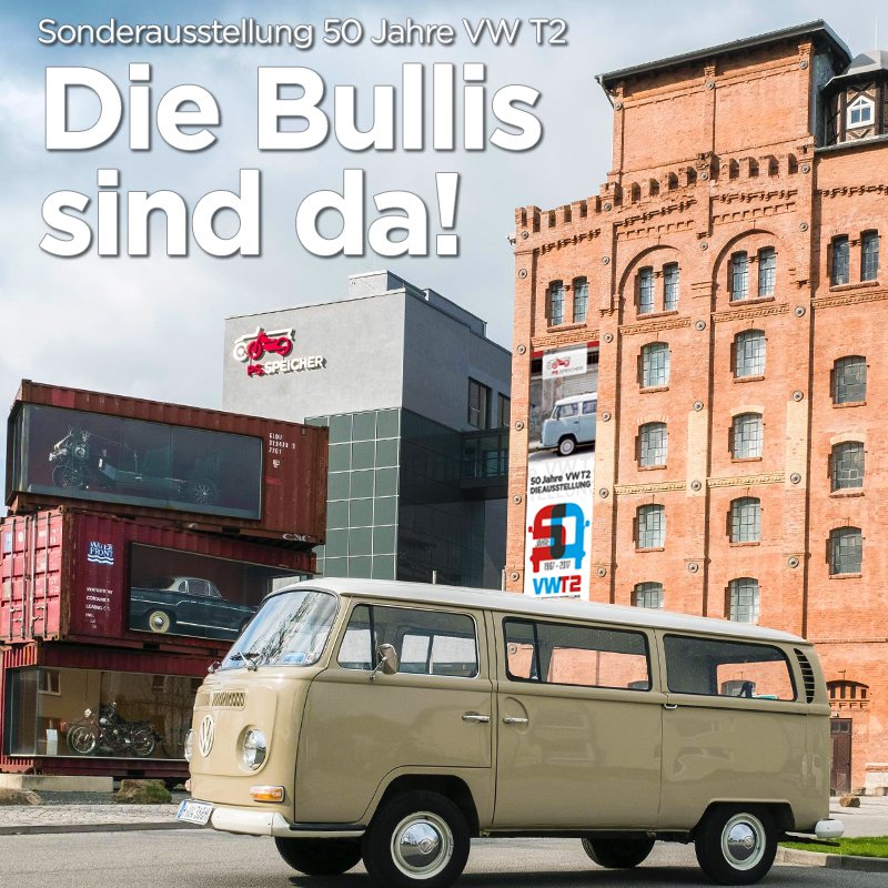 PS_SPEICHER's tweet photo. Neue Sonderausstellung #50_Jahre_VW_T2 im PS.SPEICHER ab morgen zugänglich! Mehr Infos >>> https://t.co/ZXHztFozd0 #Einbeck #VWT2 #IGT2 https://t.co/Z8Tca33uPB