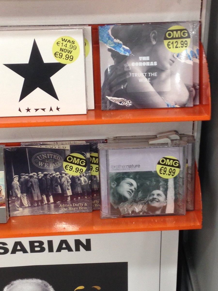Some of <a href="/withAdrianDuffy/">The Mayo Brothers</a> &amp; The Mayo Bros CD's now on sale at @OMGGalway <a href="/GBayFM/">Galway Bay FM</a> <a href="/GoldenPlec/">🔸 GoldenPlec 🔸</a> <a href="/AmericanaFest/">Americana Music Association</a> ... appreciate the support lads!