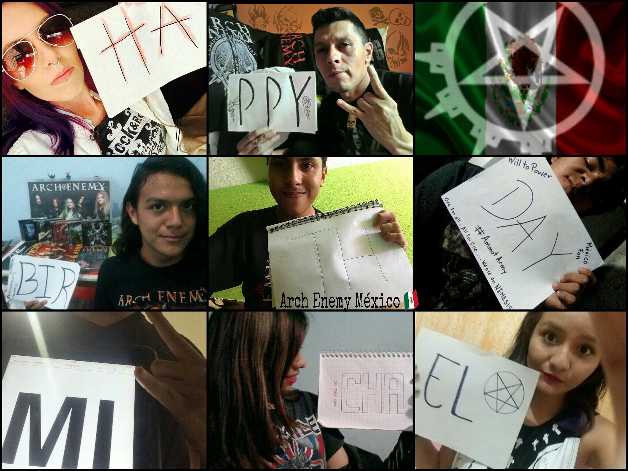I hope you like what some fans of Mexico did for you
Happy Birthday   