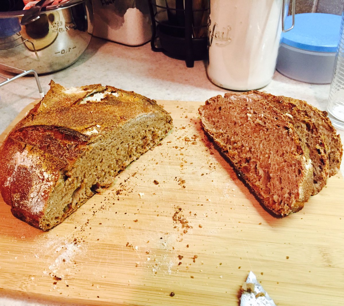 I don't always take photos of my food but when I do it's because I made it. <a href="/FrenchGuyCookin/">Alex</a> #sourdough