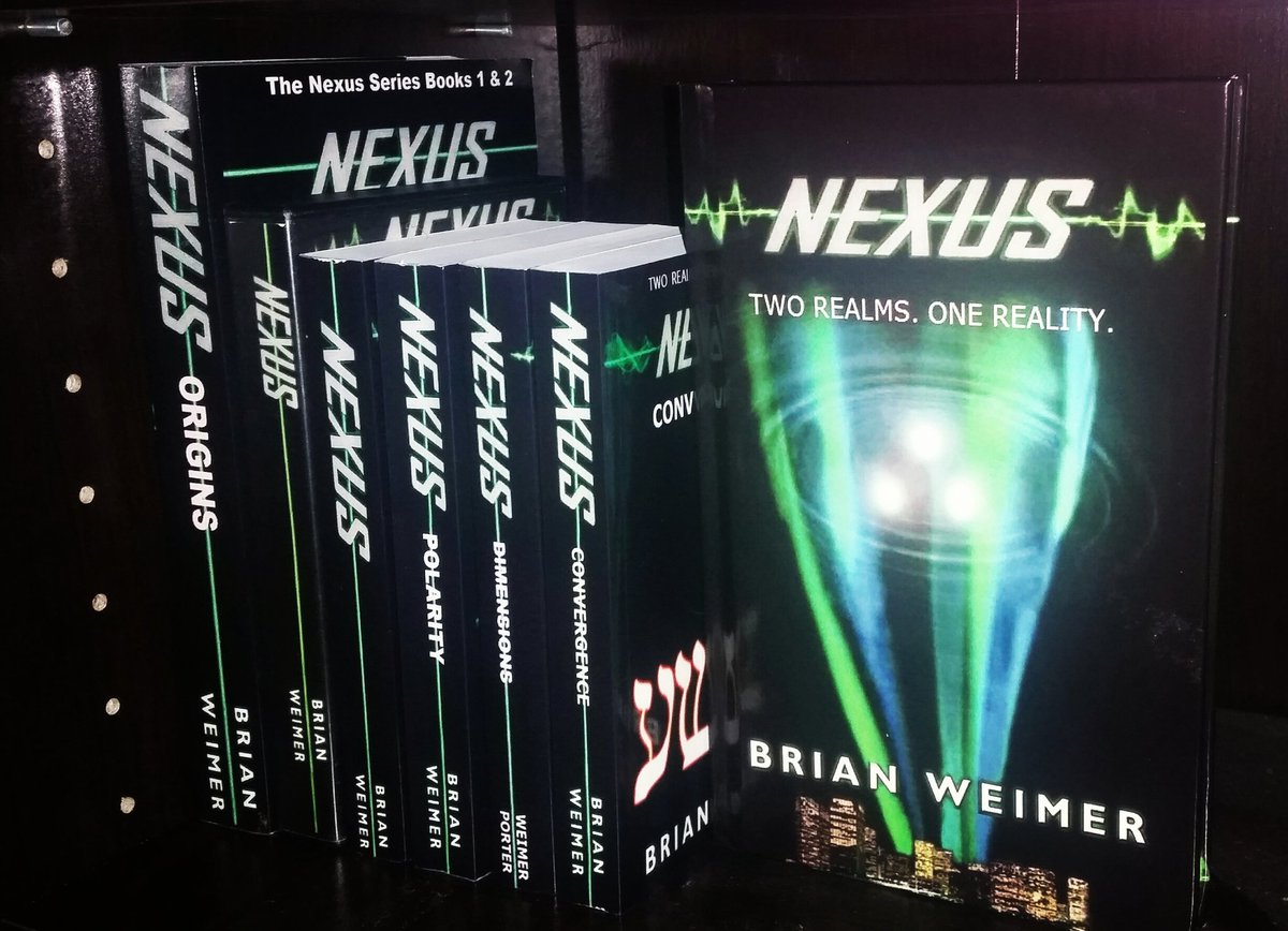 Photon_Books's tweet photo. The complete Nexus library. All 4 books in the #supernatural #thriller series are available through bookstores online. Check it out! #scifi https://t.co/X3fPWQIbxG