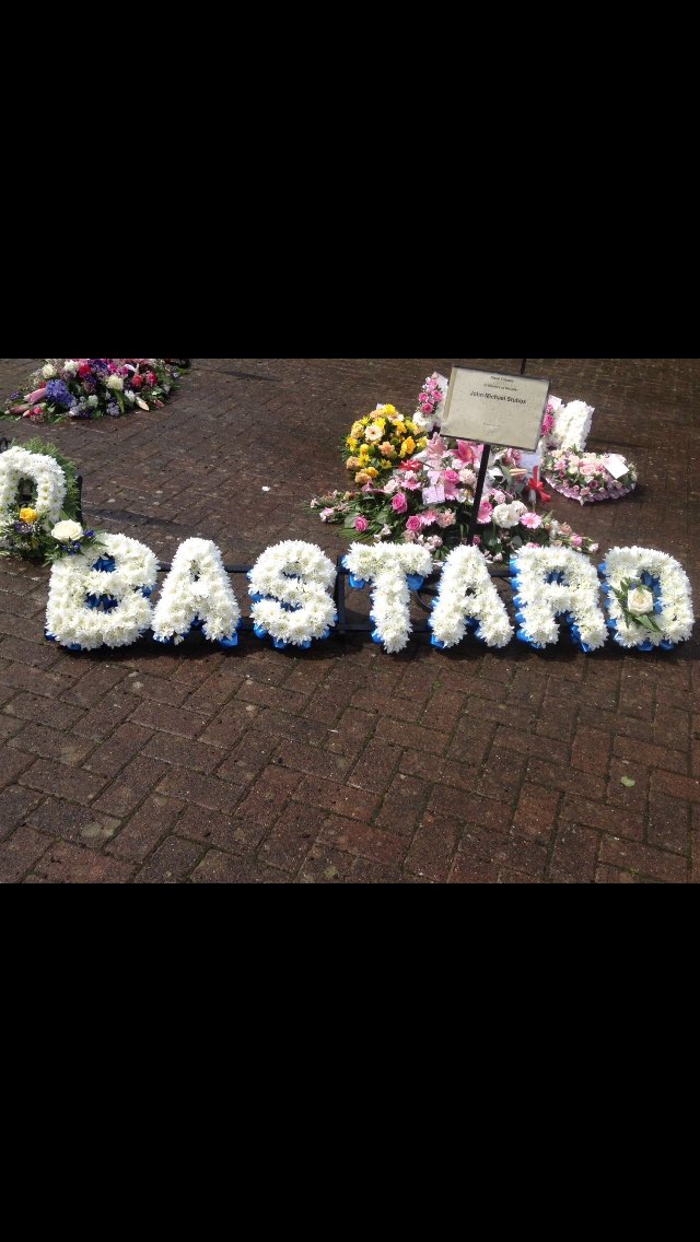 shortbyname's tweet photo. My friend's dad had this at his funeral yesterday in #Carlisle and put a few smiles on faces! He was a big fan of #TheLeagueofGentlemen https://t.co/O5GRVEWkcj