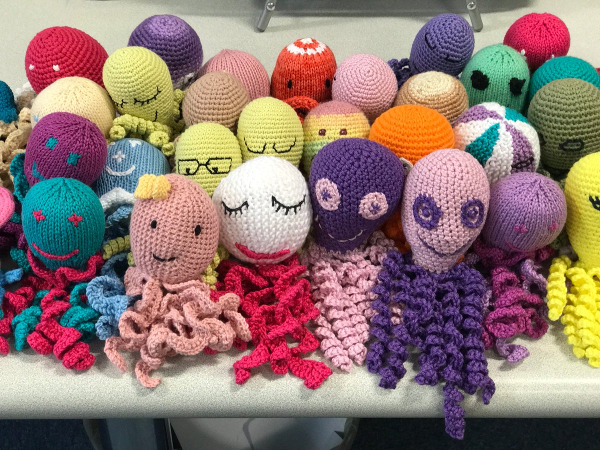 teamedygc's tweet photo. Our knitting group are in need of more wool to make more “octopals” for our dementia patients @teamedygc any donations gratefully received.. https://t.co/sHL8z208Aq