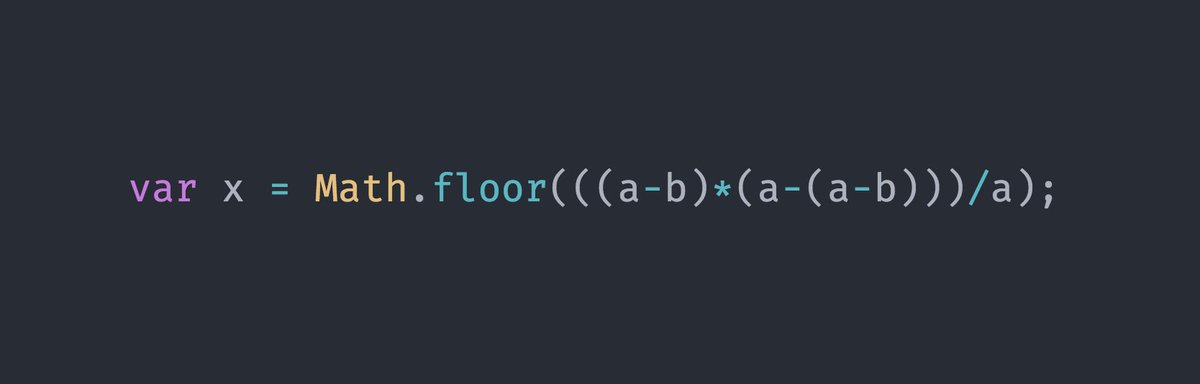 benpixel's tweet photo. I think this is the ugliest line of code I ever wrote but I kinda like it. π₯ #barelog https://t.co/bqk8pk3kFO