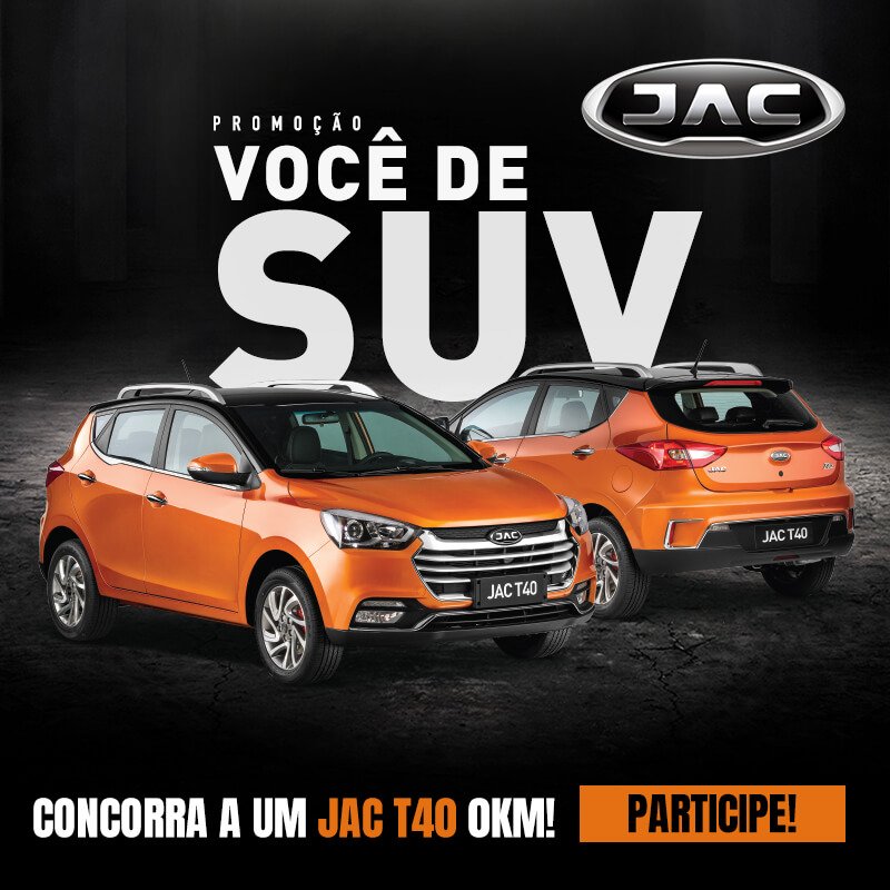 Concorra a um JAC T40! vocedesuv.com.br/?ind=184723   #vocedesuv via <a href="/jacmotors_br/">JAC Motors</a>