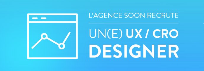 On cherche un UX / CRO designer orienté data, tests utilisateurs, AB testing et conception ! blog.agence-soon.fr/poste-a-pourvo…