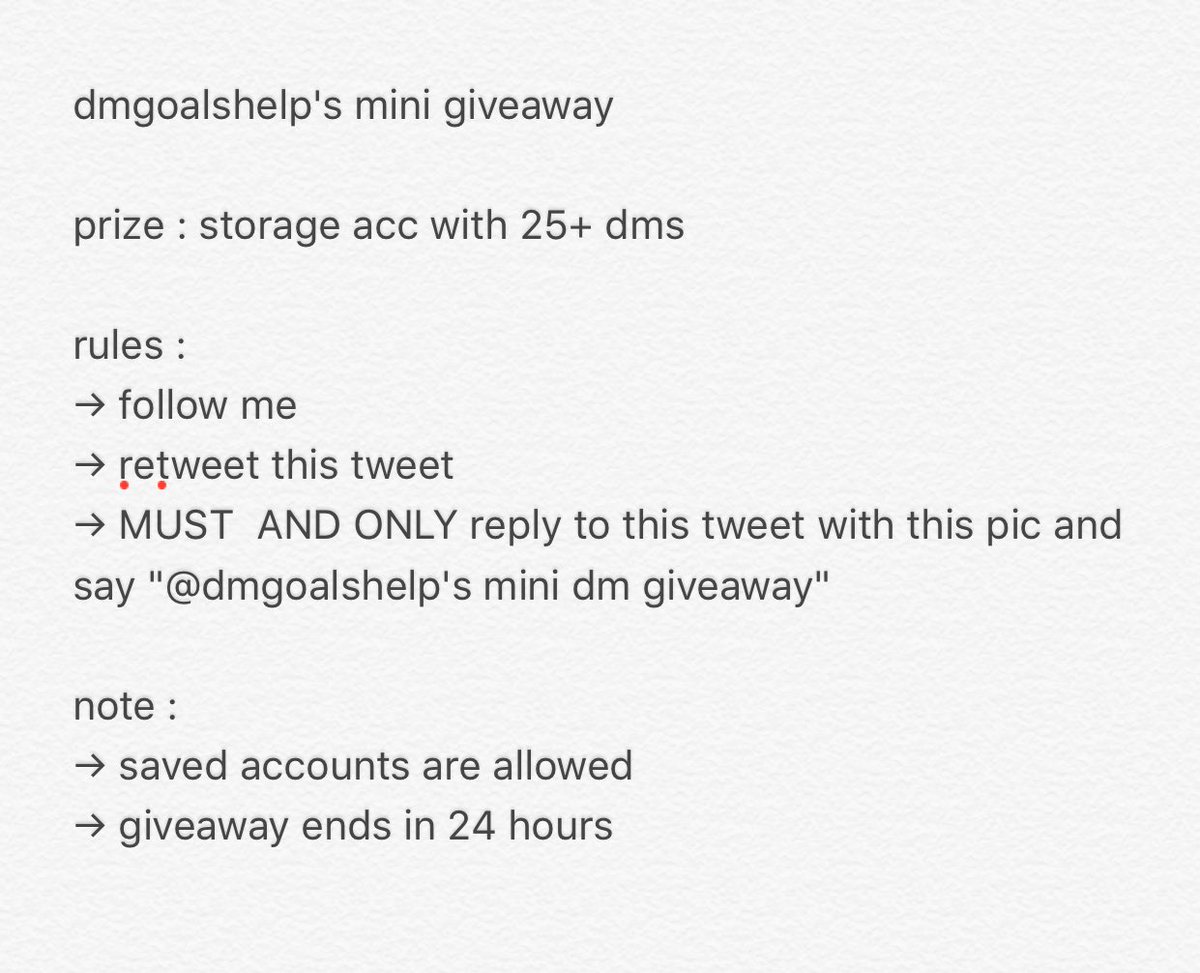 Acci0Harry's tweet photo. @dmgoalshelp @dmgoalshelp mini dm giveaway https://t.co/zqfOe8QOIw