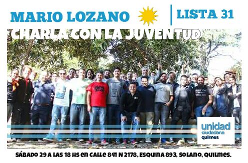 barbycocimano's tweet photo. Están todos invitados! Veni a contarnos como te desorganizaron la vida en el ultimo año y medio. Por q pensas q #AsiNoSePuedeSeguir !? https://t.co/UUJkrkPPYU