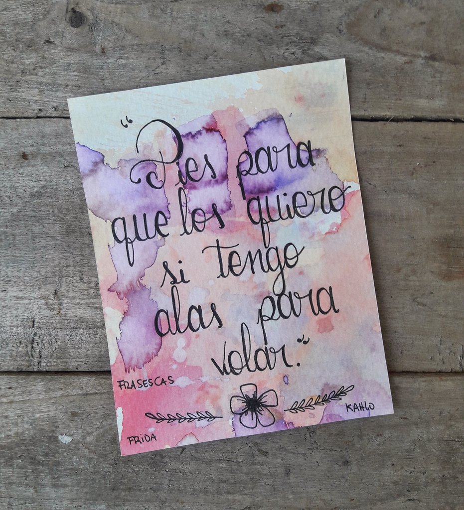 FrasesCAS_'s tweet photo. "Pies para que los quiero si tengo alas para volar." @fridakahlo #FrasesCAS #frases #Frida #kahlo https://t.co/wGxC3p74mD