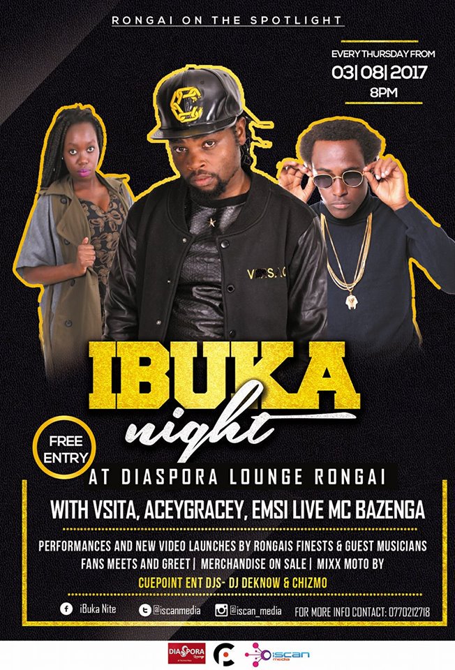 Victorkr15's tweet photo. #iBukaNiteSn2 will be hosted every Thursday night at the Diaspora Lounge from 3rd Aug 2017 &amp;the entry is absolutely free! 
#DiasporaLounge https://t.co/662Did8I9S