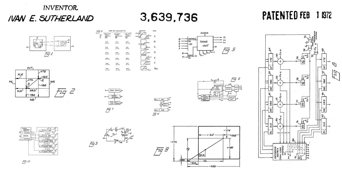 uspto's tweet photo. Reading this on a smartphone, tablet, or computer? Thank Ivan Sutherland, AKA the “father of computer graphics.” #AmericanHeroesWeek https://t.co/CEVkTQHBr9