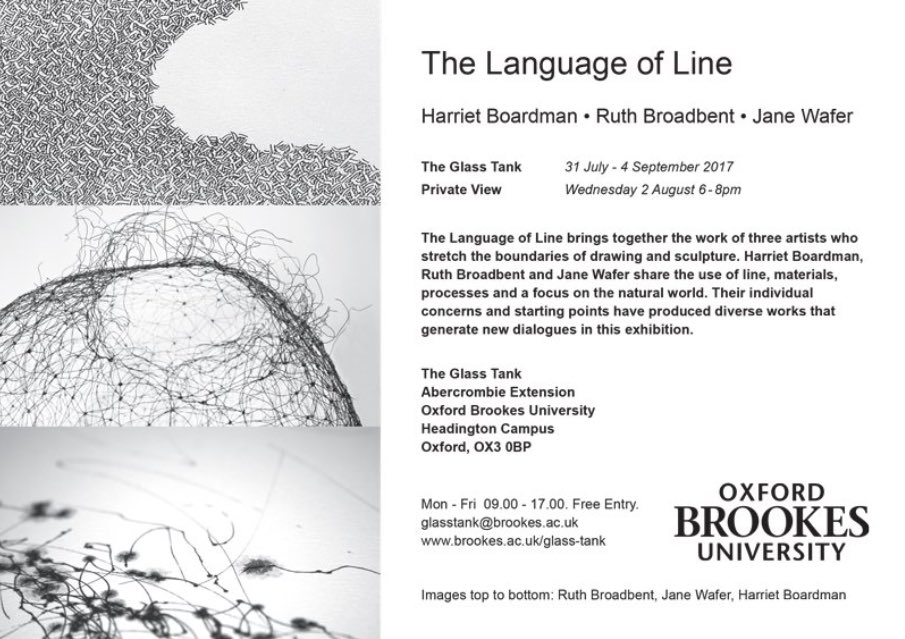 glass_tank's tweet photo. #ff some of our #artists in our #upcoming #exhibition #TheLanguageofLine @oxford_brookes #opening Monday! @Ruth_HBroadbent @H_RBoardman! https://t.co/7VyhkcfhuH