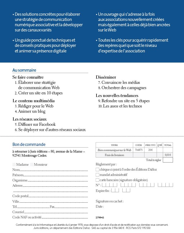 EvelyneJardin's tweet photo. [Auto Promo] Sortie début septembre de mon ouvrage sur #Comweb des #associations chez @Dalloz Des rencontres seront programmées #StayTuned https://t.co/8FABLbwHAU