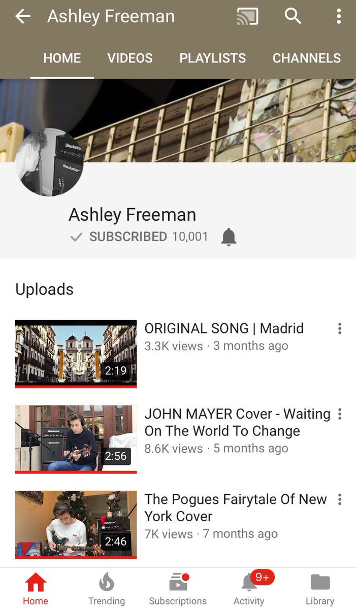AshleyAFreeman's tweet photo. Thanks so much for 10k subs!! https://t.co/R9mAaf48M6