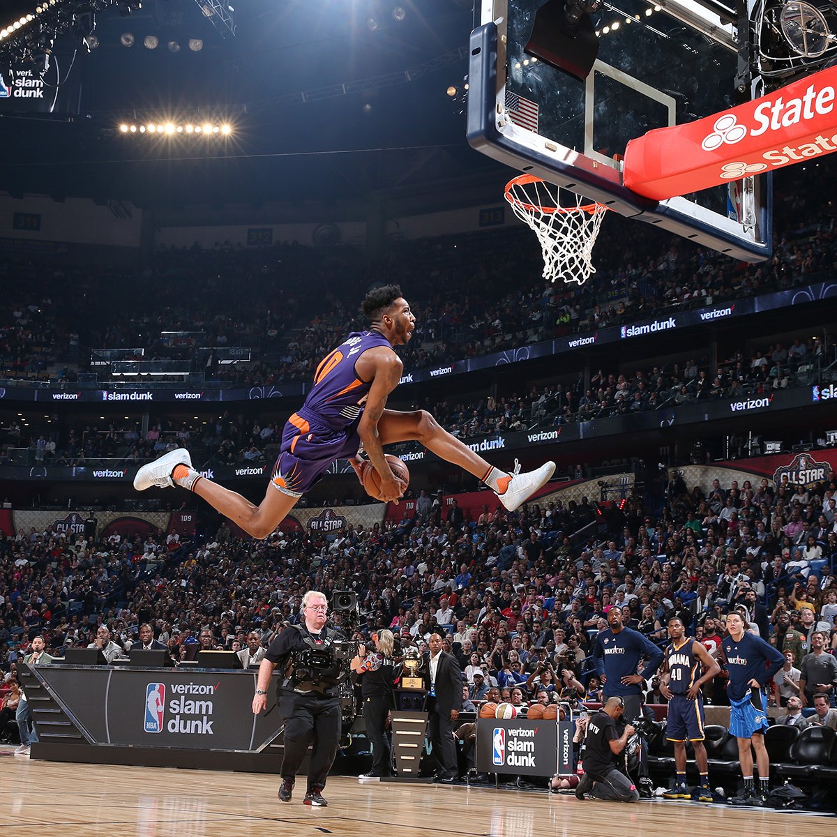 nazsuns's tweet photo. RT this for a chance to win game-worn shorts autographed by Derrick Jones Jr. AKA Airplane Mode ✈️! (must be following to win) https://t.co/BRUw6rjbct