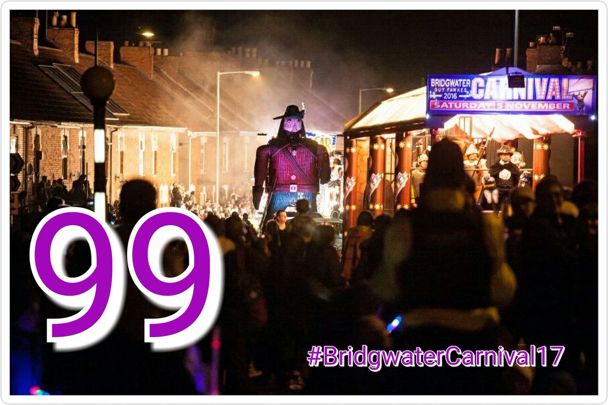 BCarnival's tweet photo. We don't want to worry any cart builders but we're now into double figures! Only 99 days to go... 👀

#BridgwaterCarnival17 https://t.co/52APsjTF3Z