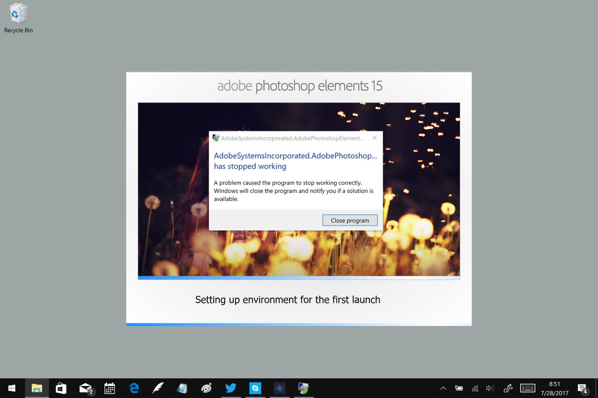 does adobe photoshop elements 7 work with windows 10
