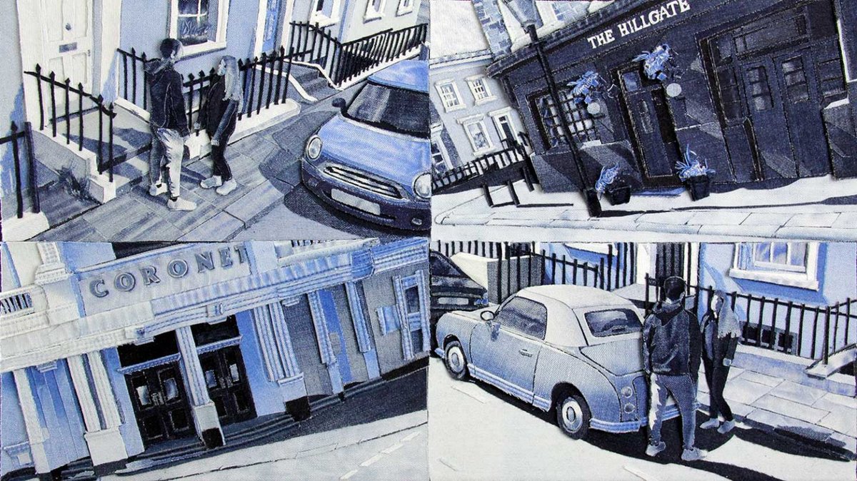 TheKingpinsShow's tweet photo. Check out this amazing denim art by London artist @ianberry.art for his collab w @PepeJeans & CCTV ๐๐
#kingpinsshow #kingsofdenim #kingpins https://t.co/Q8Ssa4T86q
