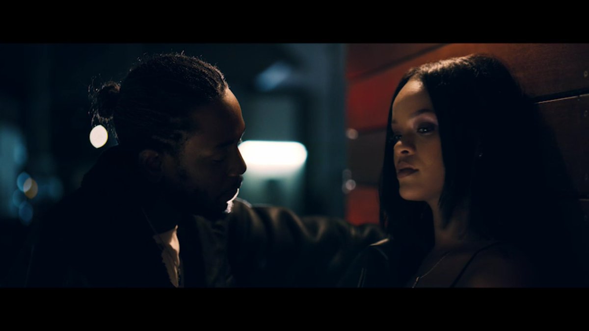 Interscope's tweet photo. .@kendricklamar stars alongside @rihanna in #LOYALTY. #TDE https://t.co/iqF8eCw8a4 https://t.co/VBHAKftCjv