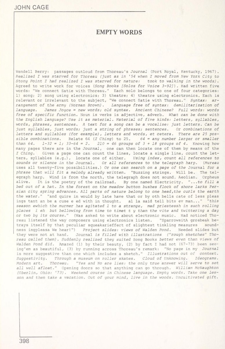 monoskop's tweet photo. Anthology of scores, scripts, instructions, diagrams of sound works, edited by Richard Kostelanetz, 1980 https://t.co/IACBBmUNek https://t.co/4AJ4dZG0Vj
