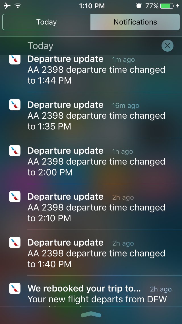 BusinassGuy's tweet image. @AmericanAir if I didn't have platinum status I would so be switching to @Delta #frustrated #FailureFriday #flyingproblems
