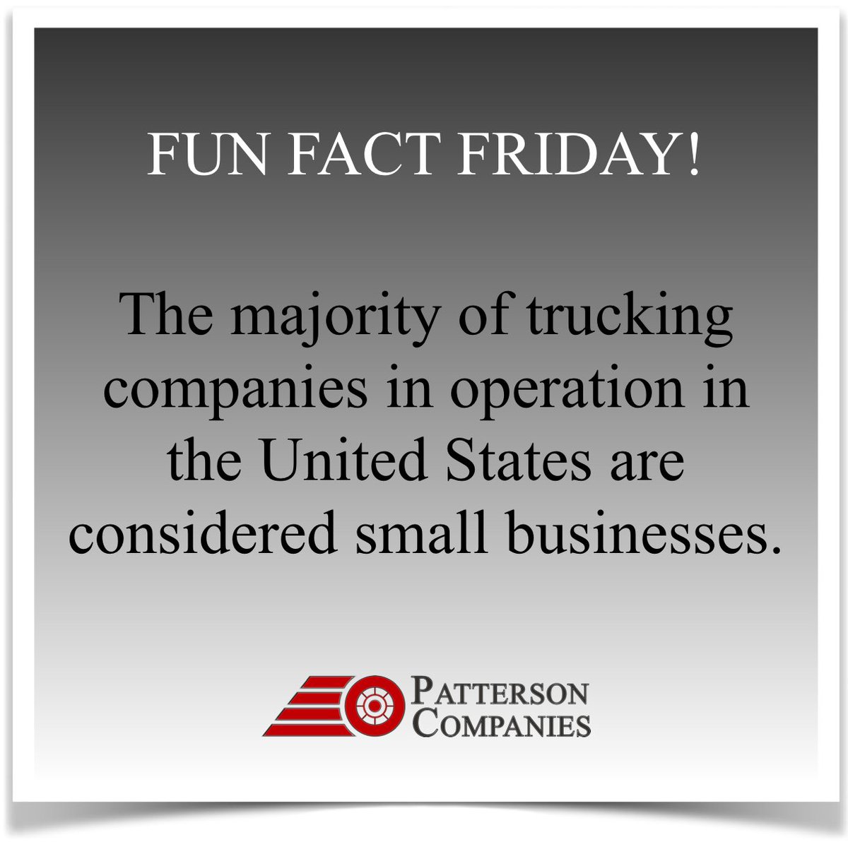 PattersonCos's tweet photo. #pattersoncos #funfactfriday https://t.co/LfYAFDNav9