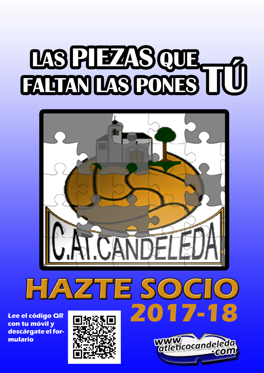 AtCandeledaWEB's tweet photo. 🎫🔗🏟️Las piezas que faltan las pones TÚ ¡HAZTE SOCIO! 201⃣7⃣-1⃣8⃣
https://t.co/Y7fwFfoHJD
#orgulloblanquiazul https://t.co/YF2Eca0tDa