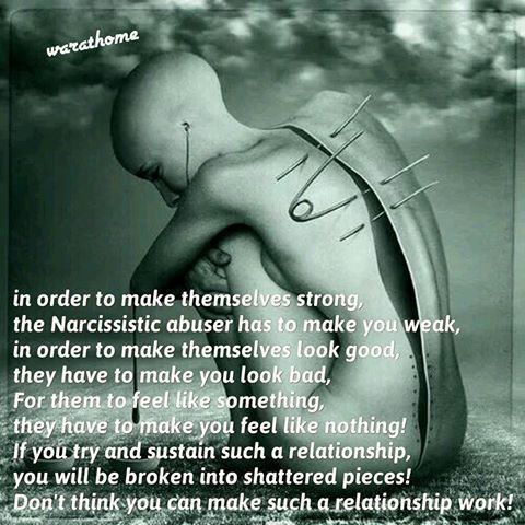 AbuseNRecovery's tweet photo. The only way a Narcissist can 'fill' their deep black hole inside is to make you feel less of a person and more like their tool. https://t.co/0UVAGKmRYC