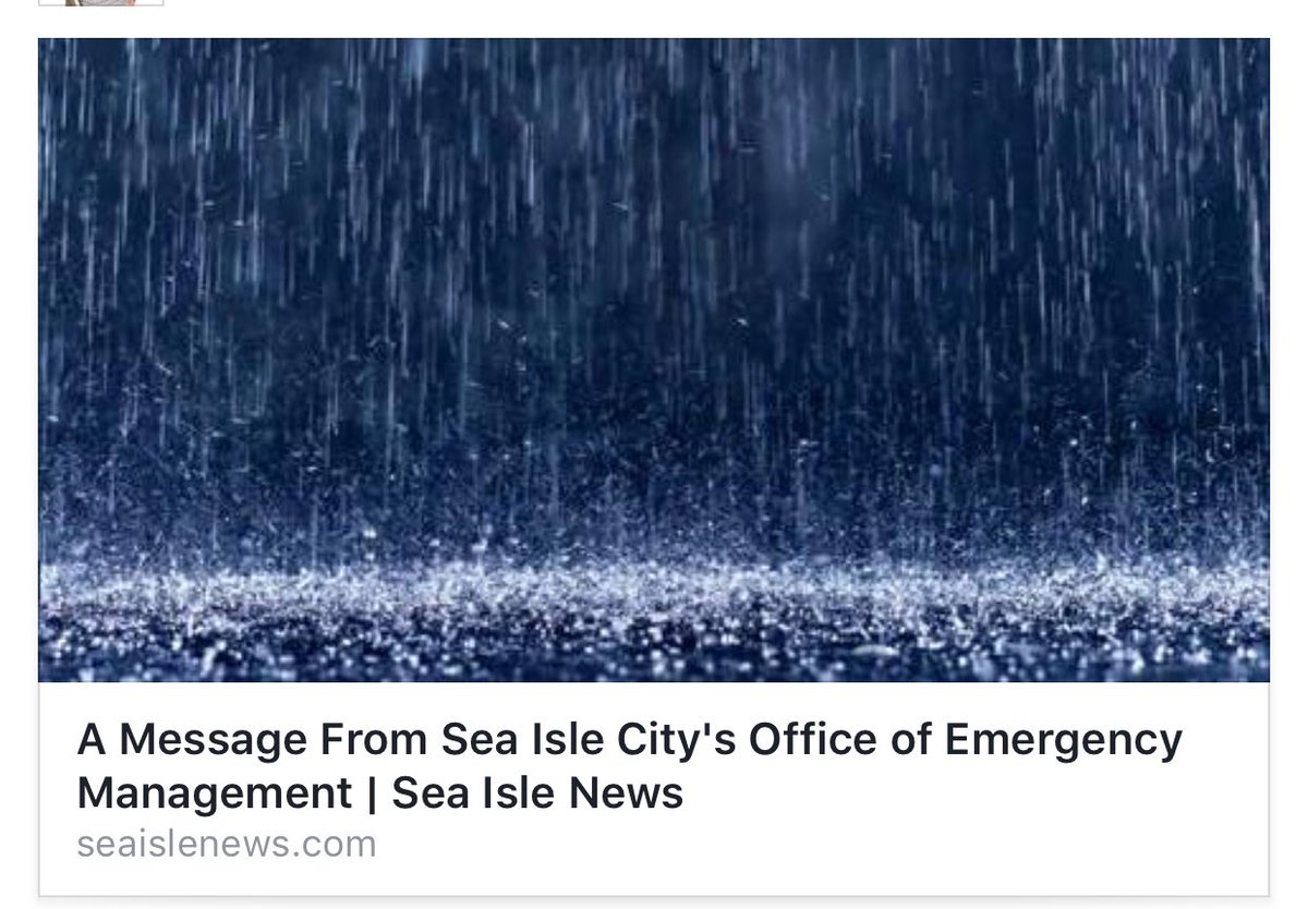 SeaIsleProbz's tweet photo. State of emergency https://t.co/S3x4TZlTeo
