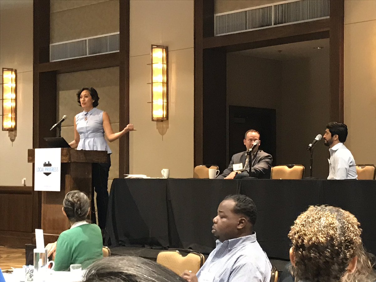 bradlander's tweet image. We're underway! #LocalProgress17 is about building our power to resist bigotry and make progress toward justice.