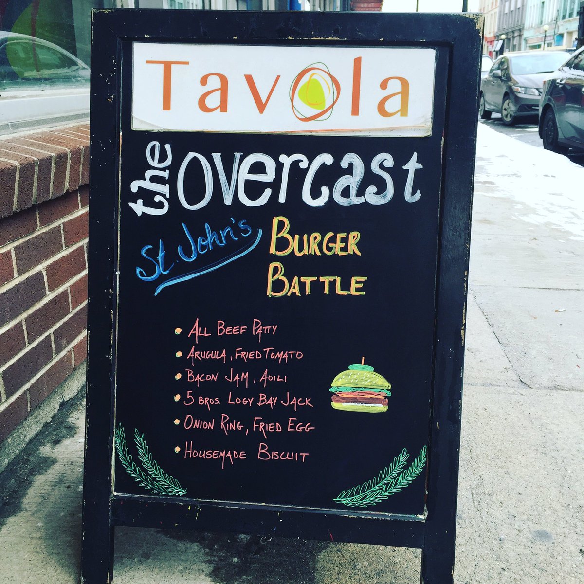 Tavolaonwater's tweet photo. If whoever robbed our sign last night  wants to quietly return it... https://t.co/aUALHKicj1