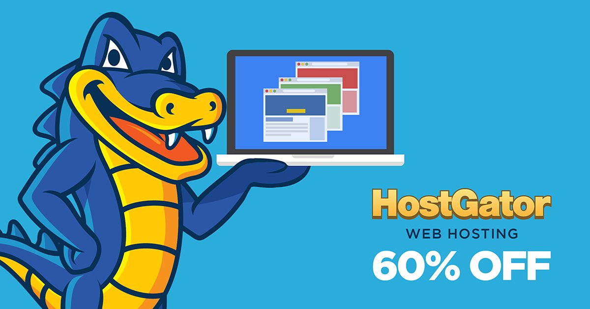 HostGator's tweet photo. Still looking for web hosting? Get 60% off for a limited time.

Visit: https://t.co/rHMgJ89ACZ https://t.co/uwp8zLgPHO