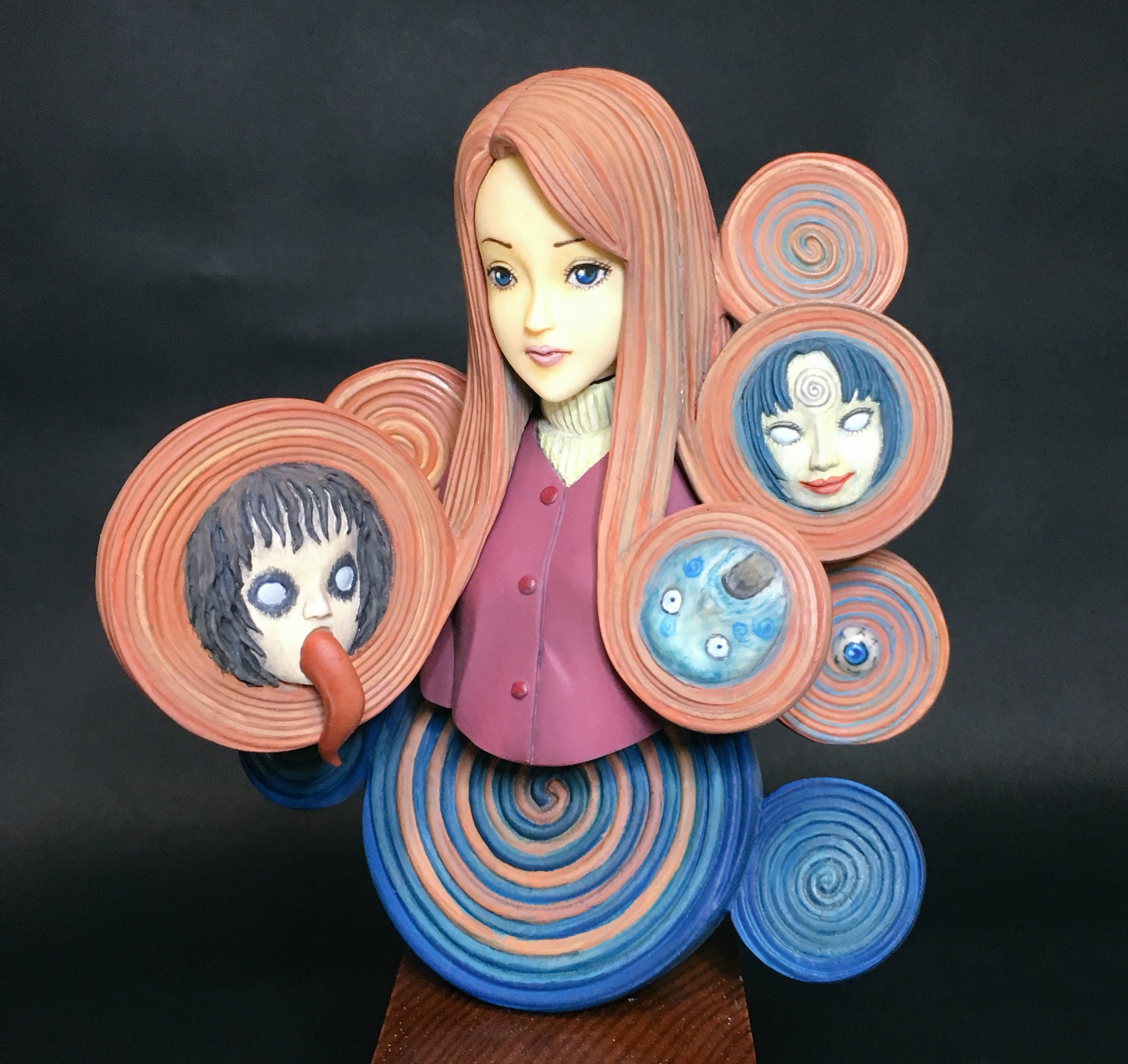 五島桐絵 KIRIE フィギュア　unbox industries 五島桐絵 KIRIE フィギュア unbox industries 胸像シリーズ02 うずまき